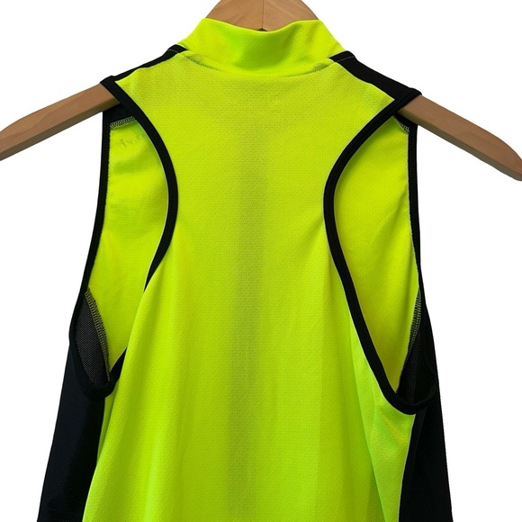 Canari NEW Dolce Cycling Jersey Zip Up Tank Top in Neon Yellow Women’s Size L - Picture 8 of 10